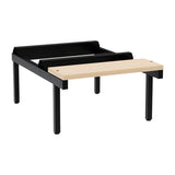 Siddebænk birk, enkel 600x550mm