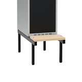 Siddebænk birk, enkel 500x550mm