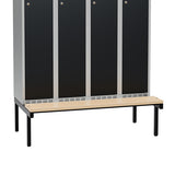 Siddebænk birk, enkel 1200x400mm