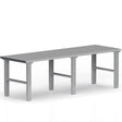 GBP Filebænk 2500x800 mm stål bordplade – Arbejdsborde (billede 1)