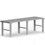 GBP Filebænk 2500x800 mm stål bordplade – Arbejdsborde (billede 1)
