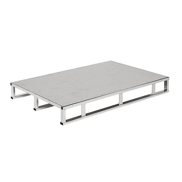 Kongamek Stålpalle 1200x800mm hel bund – Palletilbehør