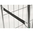 Kongamek Sort sikkerhedsstrop 1200 mm – Palletilbehør
