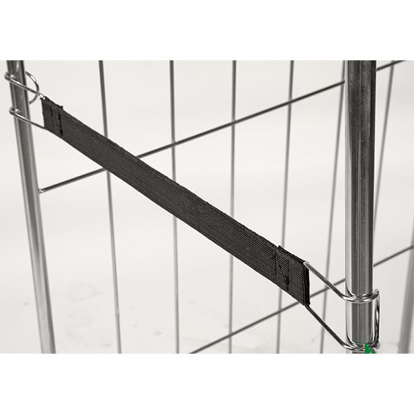 Kongamek Sort sikkerhedsstrop 1200 mm – Palletilbehør