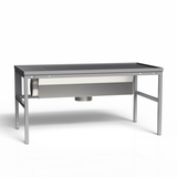 Udsugningsbord Let H-stel 1500x800 mm – image 1