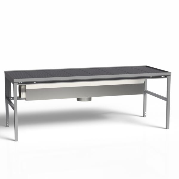 GBP Udsugningsbord Let H-stel 2000x800 mm – Arbejdsborde (billede 1)