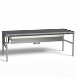 GBP Udsugningsbord Let H-stel 2000x800 mm – Arbejdsborde (billede 1)