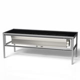 Udsugningsbord Let H-stel 2000x800 mm – image 2