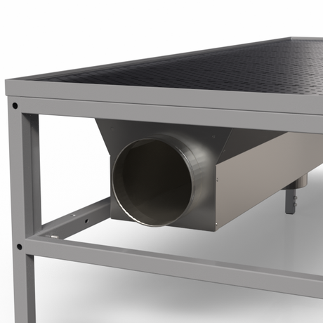 Udsugningsbord Let H-stel 2000x800 mm – image 4