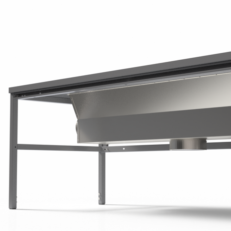 Udsugningsbord Let H-stel 2000x800 mm – image 5