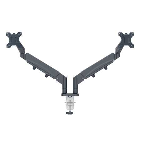 Monitor Arm Ergo Space Saving Dual, Dark Grey