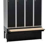 Understel med skuffe og siddebænk, 1200x550mm