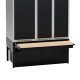 Understel med skuffe og siddebænk, 1000x550mm