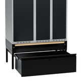 Understel med skuffe og siddebænk, 1000x550mm