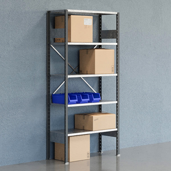 GBP Lagerreol Åben V06 2100x1000x400 Galv – Lagerreoler (billede 1)