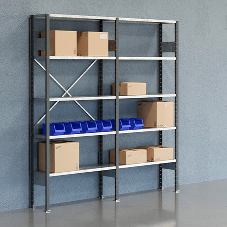 Lagerreol Åben V06 2100x2000x300 Galv – image 1