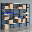 GBP Lagerreol Åben V06 2100x3000x400 Galv – Lagerreoler (billede 1)