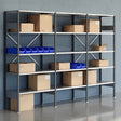GBP Lagerreol Åben V06 2100x3000x500 Galv – Lagerreoler (billede 1)