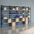 GBP Lagerreol Åben V06 2100x4000x300 Galv – Lagerreoler (billede 1)