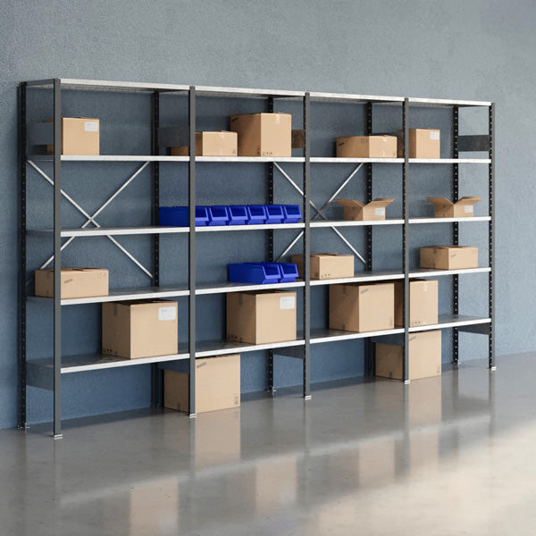 Lagerreol Åben V06 2100x4000x400 Galv – image 1