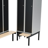 Siddebænk birk, hjørne 600x550mm