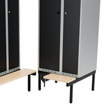 Siddebænk birk, hjørne 700x550mm