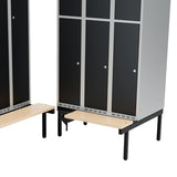 Siddebænk birk, hjørne 900x550mm