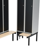Sonesson Siddebænk birk, hjørne 600x400mm – Garderobeskabe & tilbehør (billede 1)