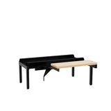 Siddebænk birk, hjørne 900x400mm