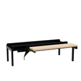 Siddebænk birk, hjørne 1200x400mm