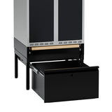 Understel med skuffe og siddebænk, 600x550mm