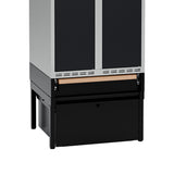 Understel med skuffe og siddebænk, 600x550mm