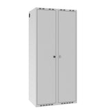 Garderobeskab POC, lige tag og grå døre – image 1