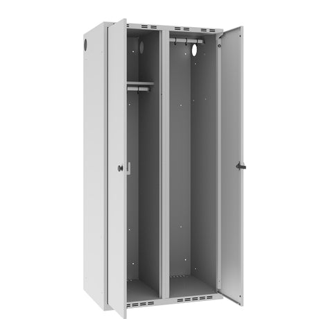 Garderobeskab POC, lige tag og grå døre – image 2