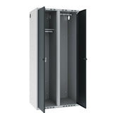 Garderobeskab POC, lige tag og antracit døre