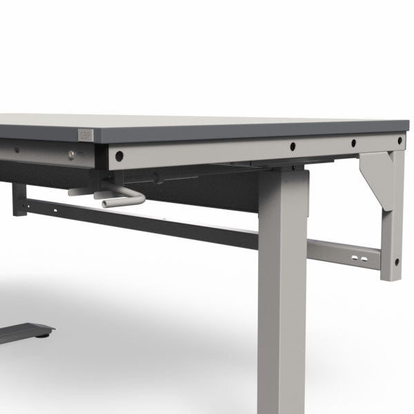 Ergonomi arbejdsbord 1200x620mm m/HPL bordplade