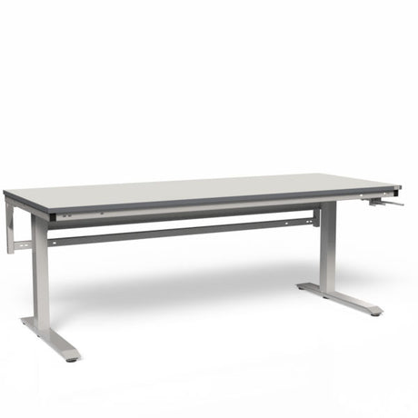 GBP Ergonomi arbejdsbord 2000x620mm m/HPL bordplade – Arbejdsborde (billede 1)