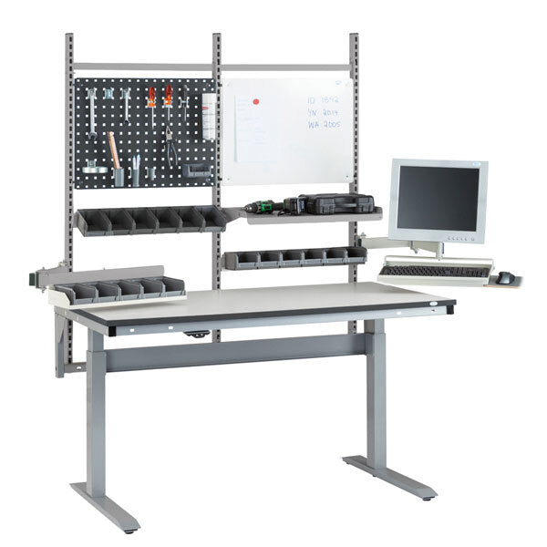 GBP ErgoMini arbejdsbord Konfig.3 1500x800mm – Arbejdsborde