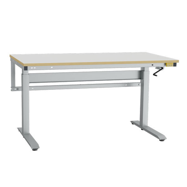 Ergonomi ESD arbejdsbord 1500x800mm m/vinyl bordplade – image 1