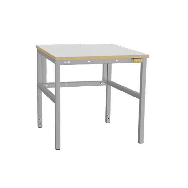 GBP ESD-arbejdsbord Let H 800x800 mm grå vinyl