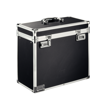Mobile filing case A4 black/Chrom