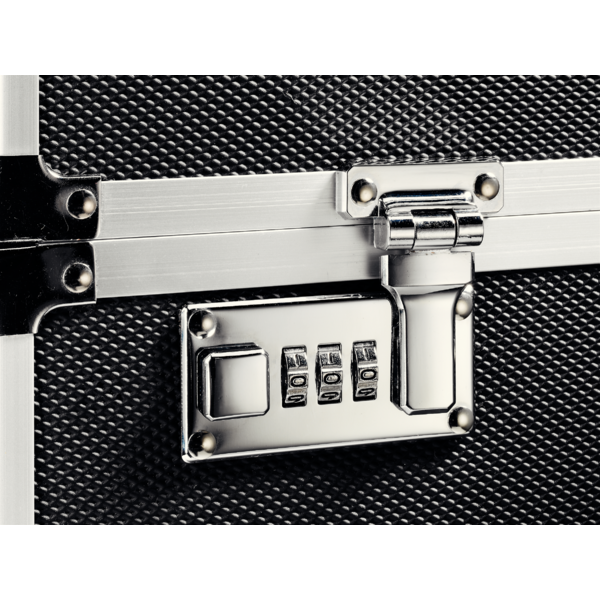 Mobile filing case A4 black/Chrom