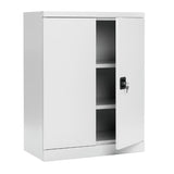 Kontorskab/Opbevaringskab i stål - SMK 1040x1000x435 mm