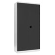 Sarpsborg Metall Opbevaringskab SMK 1000x1990mm RAL7035/7016 – Skabe