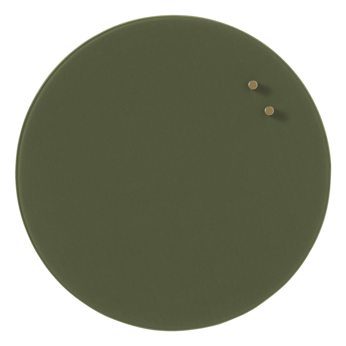 Naga A/S Cirkel 35 cm. Mørkegrøn Magnetisk glastavle