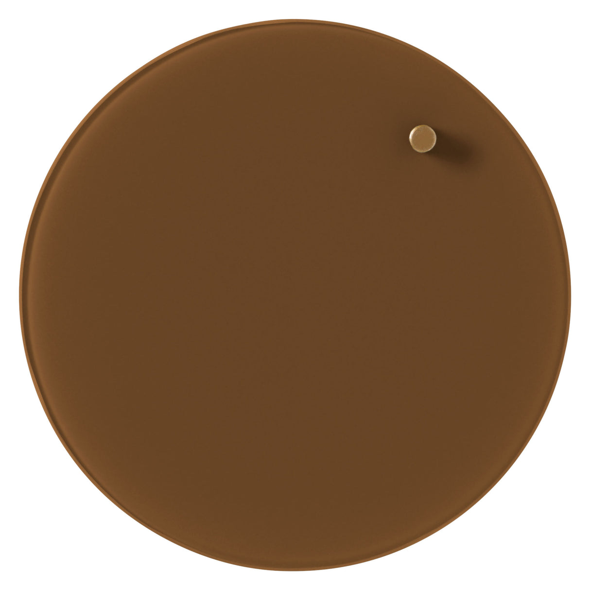 Naga A/S Cirkel 35 cm. Brun Magnetisk glastavle – Whiteboards
