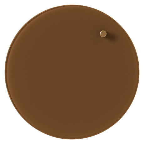 Naga A/S Cirkel 35 cm. Brun Magnetisk glastavle – Whiteboards