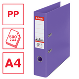 Brevordner No1 Power PP A4 75mm violet