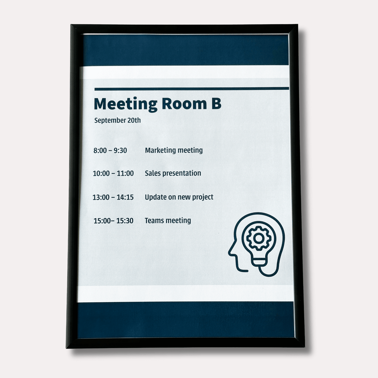 Ramme til tegninger, A4, sort – image 5