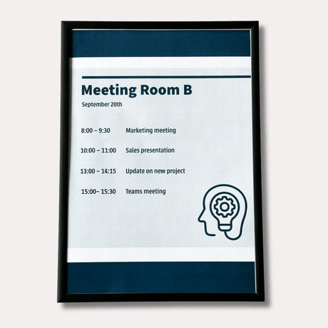 Ramme til tegninger, A4, sort – image 5